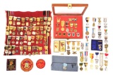 LARGE LOT OF CIVILIAN AND MARINE CORPS SHOOTING MEDALS.