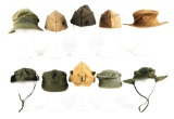 LOT OF 10: WWII-COLD WAR USMC HATS