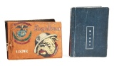 LOT OF 2: ID'D WWII USMC PHOTO ALBUMS WITH GRAPHIC CONTENT