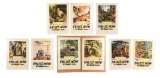 LOT OF 9: WWII ERA USMC RECRUITMENT POSTERS.