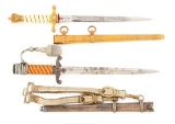 LOT OF 2: THIRD REICH KRIEGSMARINE AND HEER DAGGERS.