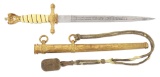 GERMAN WWII KRIEGSMARINE DAGGER