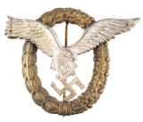 GERMAN WWII COMBINED PILOT OBSERVER BADGE