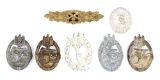 LOT OF 7: GERMAN WWII COMBAT BADGES