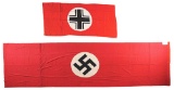 LOT OF 2: THIRD REICH FLAGS
