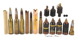 LOT OF 13: WORLD WAR II JAPANESE GRENADES AND SHELLS.