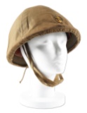 WORLD WAR II JAPANESE NAVAL LANDING FORCES HELMET WITH COVER