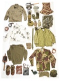 LARGE LOT OF MISCELLANEOUS US, WEST GERMAN, AND EAST GERMAN MILITARY ITEMS.