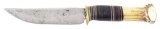 EARLY SCAGEL HUNTER WITH STAG POMMEL (1905 - 1916).