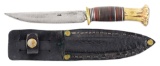 ATTRACTIVE SMALL SCAGEL HUNTER WITH SHEATH (1905-1915).