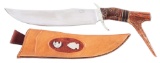 AG BARNES ABS MS FIXED BLADE CUSTOM KNIFE.