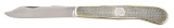 FRENCH CUSTOM SINGLE BLADE 14K GOLD KNIFE.