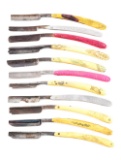 LOT OF 11: STRAIGHT RAZORS.