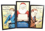 THREE PIECE ROBESON SHUREDGE POCKET KNIFE SIGN.