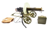 RUSSIAN PM M1910 GAS OPERATED DISPLAY MACHINE GUN WITH SOKOLOV MOUNT.