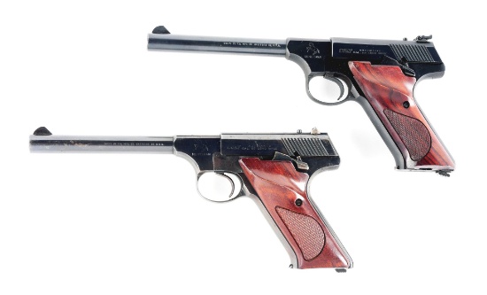 (C) LOT OF 2: COLT .22 LR SEMI-AUTOMATIC PISTOLS.