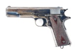 (C) COLT MODEL OF 1911 U.S. ARMY SEMI-AUTOMATIC PISTOL WITH HOLSTER AND FACTORY LETTER (1912).