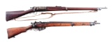 (C) LOT OF 2: SPRINGFIELD 1898 KRAG AND USP MARKED SAVAGE NO. 4 MK I BOLT ACTION RIFLES.