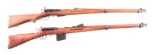 (C) LOT OF 2: SWISS MODEL 1911 & 1889 STRAIGHT PULL MILITARY BOLT ACTION RIFLES.