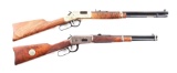 (M) LOT OF 2: HENRY BIG BOY AND WINCHESTER 1894 LEGENDARY LAWMAN COMEMMORATIVE LEVER-ACTION RIFLES.