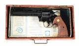 (C) 2ND YEAR PRODUCTION COLT PYTHON DOUBLE ACTION REVOLVER.