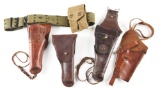 LOT OF 4: UNITED STATES MILITARY HOLSTERS.