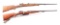 (C) LOT OF 2: GERMAN BOLT ACTION RIFLES.