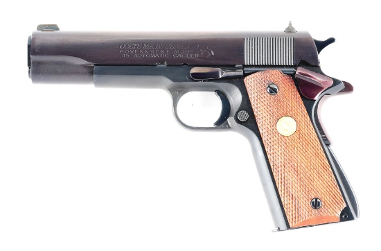 (M) COLT SERIES 70 GOVERNMENT SEMI-AUTOMATIC PISTOL (1980).