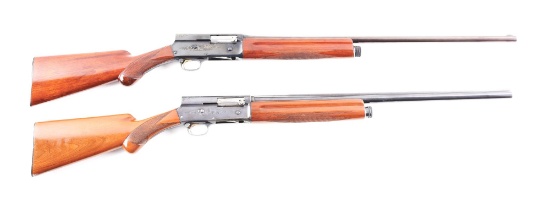 (C) LOT OF 2: 2 BROWNING AUTO-5 SEMI-AUTOMATIC SHOTGUNS.