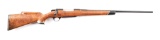 (M) BROWNING BBR BOLT ACTION RIFLE WITH REDWOOD RADICAL CUT STOCK.