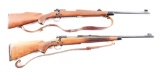 (M) LOT OF 2: WICNHESTER MODEL 70 AND TED WILLIAMS MODEL 53 BOLT ACTION RIFLES.