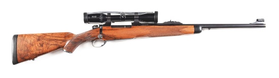 (M) JOHN BOLLIGER SIGNATURE WINCHESTER MODEL 70 BOLT ACTION RIFLE IN .450 ACKLEY MAGNUM.