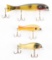 LOT OF 3: SNOOK BAIT CO LURES.