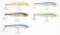 LOT OF 5: GLITTERED LURES.