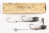 PAIR OF SCARED EEL LURES.
