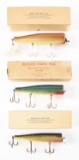 LOT OF 3: EARLY HICKY-DO LURES.