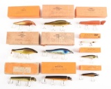 LOT OF 10: FAMOUS FLOYD ROMAN LURES.