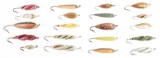 LOT OF 20: WOODEN LURES.
