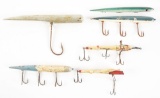 LOT OF 6: EARLY SALTWATER LURES.