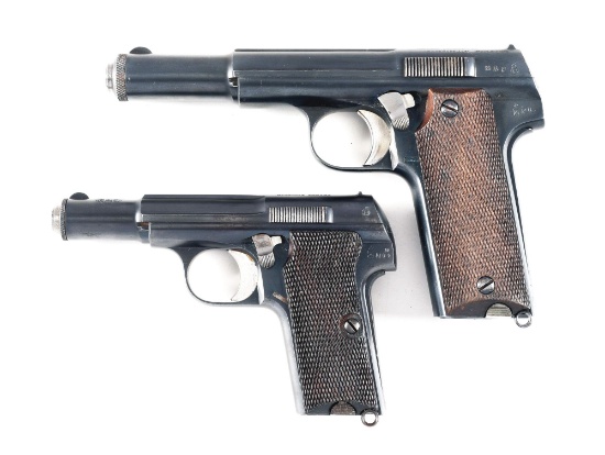 (C) LOT OF 2: PORTUGESE NAVY CONTRACT ASTRA 600/43 AND GERMAN ASTRA 300 SEMI AUTOMATIC PISTOLS.