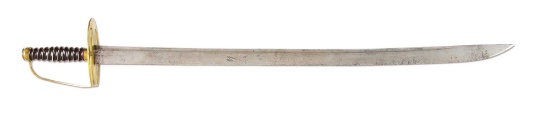 AMERICAN REVOLUTIONARY WAR CAVALRY SABER WITH HARVEY MARKED BLADE.