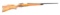 (M) BROWNING BBR BOLT ACTION RIFLE WITH MULBERRY STOCK.