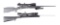 (C) LOT OF 2: CUSTOMIZED CZ VZ24 AND PRE-64 WINCHESTER MODEL 70 BOLT ACTION RIFLES WITH SCOPES.
