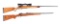 (M) LOT OF 2: BROWNING MEDALLION AND RUGER M77 BOLT ACTION RIFLES