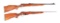 (M) LOT OF 2: CZ VZ24 SPORTER TIKKA M695 BOLT ACTION RIFLES.