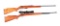 (M) LOT OF 2: REMINGTON 591M AND 592M BOLT ACTION RIFLES.