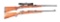 (M) LOT OF 2: RUGER M77 HAWKEYE BOLT ACTION RIFLES