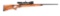 (M) CUSTOM WEATHERBY MARK V BOLT ACTION RIFLE WITH SCOPE.