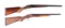 (M) LOT OF 2: BAIKAL BOUNTY HUNTER II AND STEVENS MODEL 311R SIDE BY SIDE COACH SHOTGUNS.