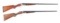 (C) LOT OF 2: PARKER VH GRADE AND A. FRANCOTTE SIDE BY SIDE SHOTGUNS.